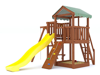 Детская игровая площадка Гарда 1 (Шоколад)