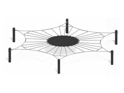 Канатная конструкция Зимний узор
