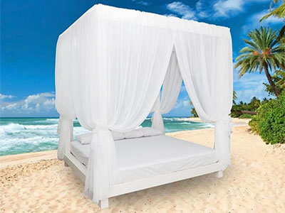 Беседка пляжная (пергола, бунгало) из натурального дерева Орион-1