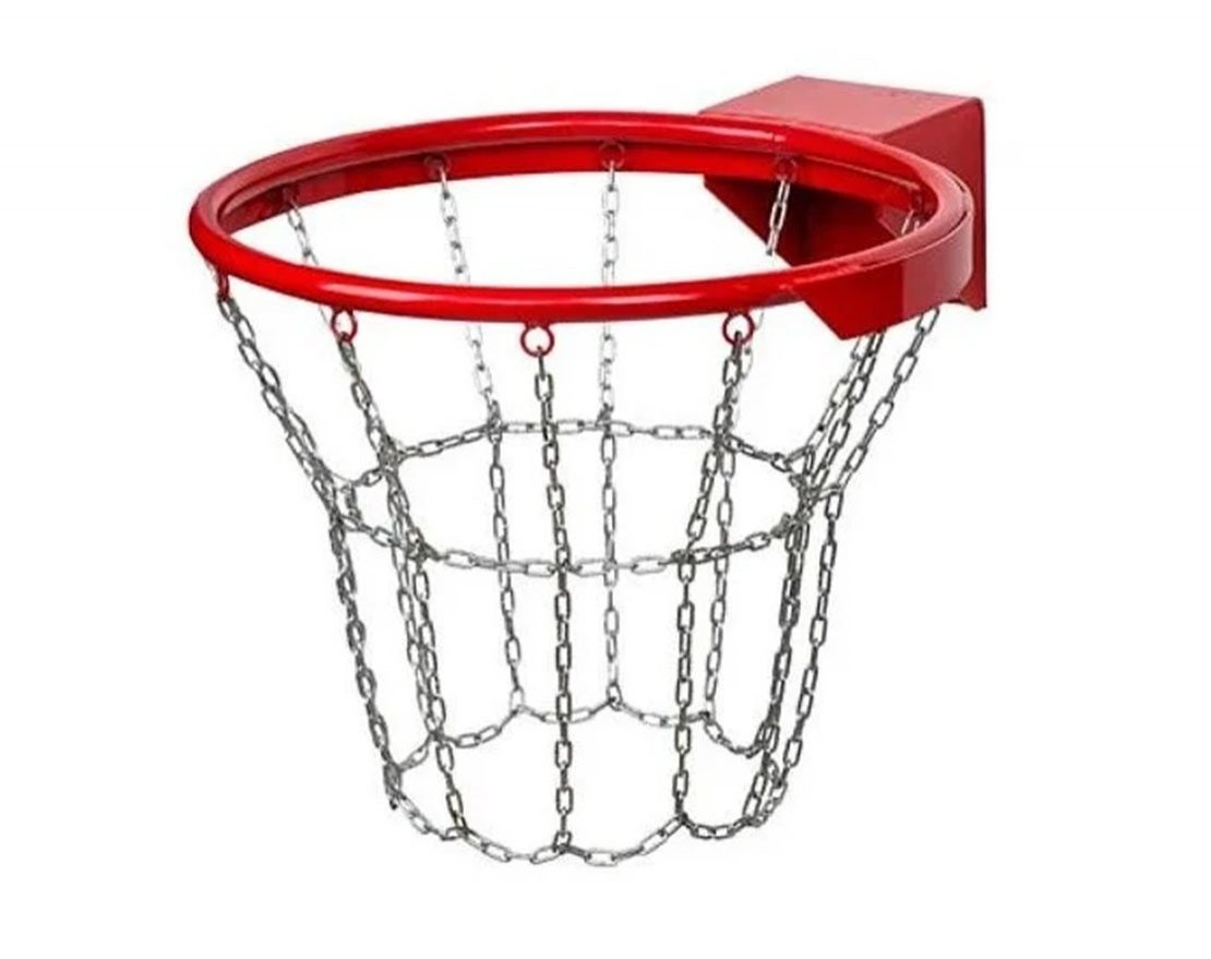 Стойка баскетбольная разборная с щитом и кольцом под бетонирование вынос 0,5 м - вид 5